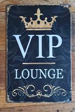 Metaalbord VIP LOUNGE., Ophalen of Verzenden, Zo goed als nieuw