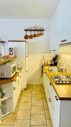 Volledig ingerichte keuken, Ophalen, Wit, Dubbelwandige keuken, Zo goed als nieuw