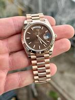Rolex chocolate dial 40 mm, Handtassen en Accessoires, Horloges | Heren, Ophalen, Zo goed als nieuw, Rolex