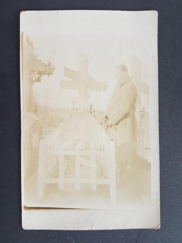 Unieke Fotokaart Kerkhof Westvleteren 1916 Oorlog Soldaat beschikbaar voor biedingen