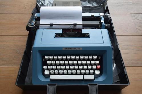 Splinternieuwe vintage Olivetti Studio 46 (azerty - 1973), Divers, Machines à écrire, Enlèvement