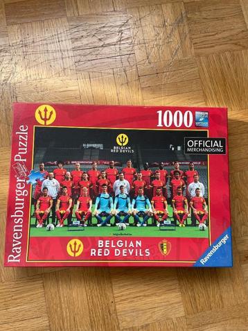 Puzzle Belgian Red Devils 1000 pieces. Ravensburger. beschikbaar voor biedingen