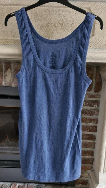 Mouwloos tshirt heren - jeans blauw - maat XL beschikbaar voor biedingen