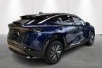Nissan Ariya 87 kWh Advance verschillende kleuren in voorraa, Stof, 750 kg, Blauw, Elektrische ramen
