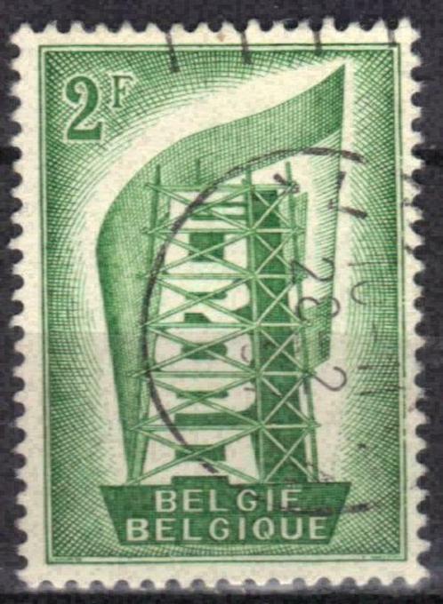 Belgie 1956 - Yvert/OBP 994 - Europa - Zinnebeeld (ST), Timbres & Monnaies, Timbres | Europe | Belgique, Affranchi, Europe, Envoi