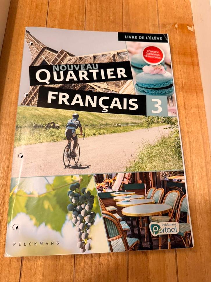 Nouveau Quartier français 3 - leerwerkboek Frans, Boeken, Schoolboeken, Nederlands, Ophalen of Verzenden