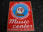 Oude Sticker Music Center St Truiden, Nieuw, Overige typen, Ophalen of Verzenden