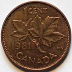 Canada - 1 cent - 1981, Ophalen of Verzenden, Losse munt, Noord-Amerika