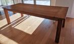 Grande table rustique en teck pour salle à manger, Maison & Meubles, Comme neuf, Rectangulaire, Teck, 50 à 100 cm