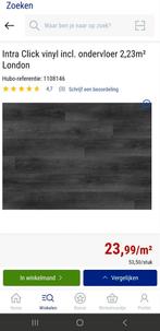 2 packs complets de vinyle INTRA Rigid Clic — nouveau surplu, Neuf, 60 cm ou plus, Carrelage de sol, Enlèvement