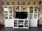IKEA Liatorp Vitrine +TV + unieke bovenverbinding, Ophalen, 200 cm of meer, 200 cm of meer, Glas