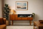 Prachtige vintage audiomeubel, Gebruikt, 100 tot 150 cm, Ophalen of Verzenden, 25 tot 50 cm