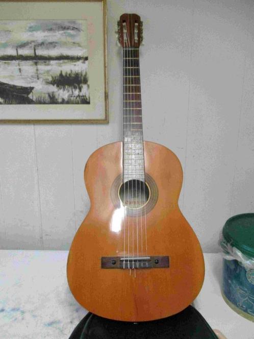 Akoestische Gitaar, Muziek en Instrumenten, Snaarinstrumenten | Gitaren | Akoestisch, Gebruikt, Klassieke of Spaanse gitaar, Ophalen of Verzenden