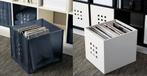 4 boîtes de rangement Lekman, 25 à 50 cm, Enlèvement ou Envoi, Comme neuf, Synthétique