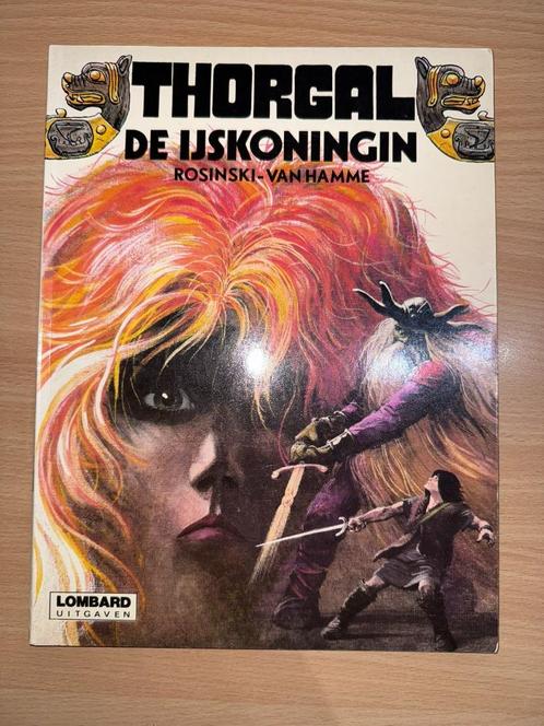 thorgal-de ijskoningin-1980-eerste druk, Boeken, Stripverhalen, Zo goed als nieuw, Eén stripboek, Ophalen of Verzenden