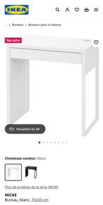 Bureau MICKE IKEA, Ophalen, Zo goed als nieuw, Bureau
