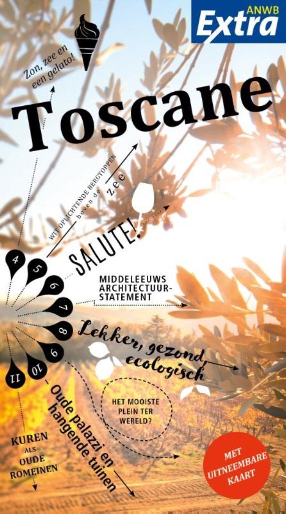 Reisgids Toscane / ANWB Extra, Boeken, Reisgidsen, Nieuw, Reisgids of -boek, Europa, ANWB, Budget, Ophalen of Verzenden