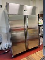 Koelkast RVS tweedeurs horeca GN 2/1, Ophalen, Gebruikt, Koelen en Vriezen