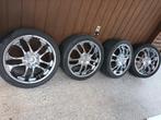 VELGEN 18INGS CHROME 4X108 7.5X18.LEES EERST!!, Ophalen of Verzenden, Band(en)