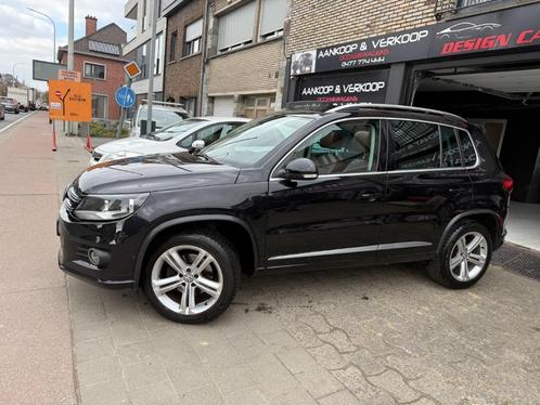 VW Tiguan R-Line Benzine R-Line Panorama lederen navigatie, Auto's, Volkswagen, Bedrijf, Te koop, Tiguan, ABS, Adaptive Cruise Control