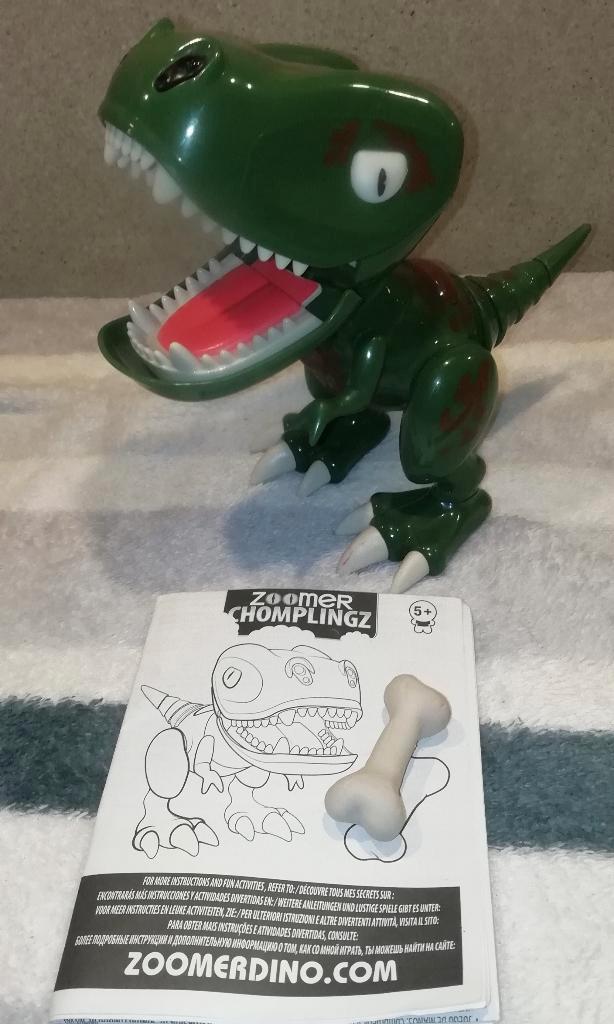 BXL  Jouet interactif DINO ZOOMER CHOMPLINGZ  18 cm, Enfants & Bébés, Jouets | Figurines, Utilisé, Enlèvement ou Envoi