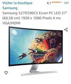 Affaire! Samsung CURVE monitor 27" 68,58 cm S27D590CS, Zo goed als nieuw, HD, Ophalen, HDMI