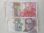 7000 peseta´s, Postzegels en Munten, Ophalen of Verzenden, Spanje, Los biljet