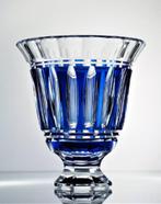 Vase cristal Val Saint Lambert (VSL) Castille, Antiquités & Art, Antiquités | Verre & Cristal, Enlèvement ou Envoi