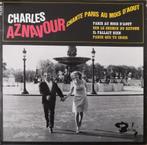 CHARLES AZNAVOUR - Chante Paris au mois d'aout (EP), Comme neuf, 7 pouces, Pop, EP