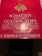 Vintage Poster Europalia 87 Osterreich , Schatten van het Gu, Rechthoekig Staand, Deurposter of groter, Ophalen of Verzenden, Zo goed als nieuw