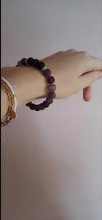 Spiru armband / Amethist & lavasteen / € 7, Ophalen of Verzenden, Zo goed als nieuw, Paars, Met edelsteen