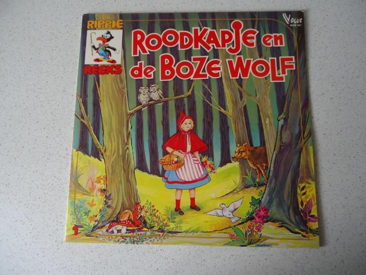 Sprookjes LP van "Roodkapje en de Boze Wolf", Cd's en Dvd's, Vinyl | Kinderen en Jeugd, Gebruikt, Verhaal of Sprookje, Ophalen of Verzenden