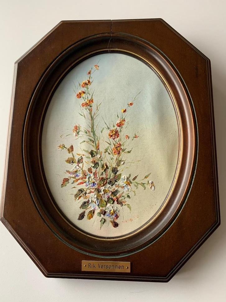 Stilleven olieverf op doek Rik Versonnen ( 1919-1997), Antiek en Kunst, Kunst | Schilderijen | Klassiek, Ophalen of Verzenden