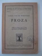 BK1. Karel van de Woestijne Proza schoolboek 1949, Antiek en Kunst, Verzenden