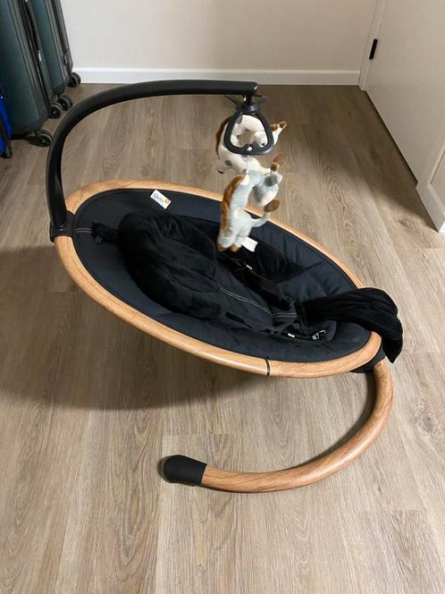 Qute Q-Rocker 2.0 Woody Ebony, Kinderen en Baby's, Wipstoeltjes, Zo goed als nieuw, Schommelstoel, Ophalen of Verzenden