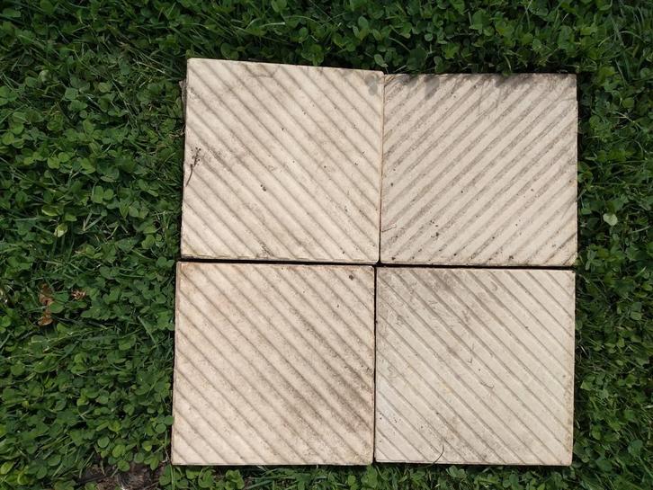 8 M2 de pavés en grès jaune, Jardin & Terrasse, Pavé & Dalles, Utilisé, Enlèvement