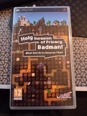 (PSP) Holy invasion of privacy, badman!