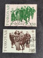 Faeroer / Foroyar 1981 - Europa CEPT - folklore, dans, Postzegels en Munten, Postzegels | Europa | Scandinavië, Ophalen of Verzenden