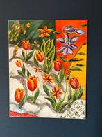 Zeer mooi olieverfschilderij - stilleven met bloemen, Antiek en Kunst, Kunst | Schilderijen | Klassiek, Ophalen of Verzenden