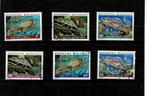 AFRIKA MADAGASCAR REPTIELEN 6 POSTZEGELS GESTEMPELD - SCAN, Ophalen of Verzenden, Overige landen, Gestempeld