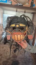 Authentiek Indonesisch en Thais demonenmasker te koop, Antiek en Kunst, Ophalen