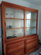 Prachtige Teak vitrinekast, Huis en Inrichting, Ophalen, Zo goed als nieuw, Glas