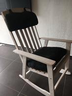 Schommel stoel, Huis en Inrichting, Ophalen, Gebruikt, Wit, Eén