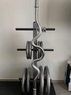 Fitness - powercage + gewichten, Sport en Fitness, Ophalen, Zo goed als nieuw, Benen, Overige typen