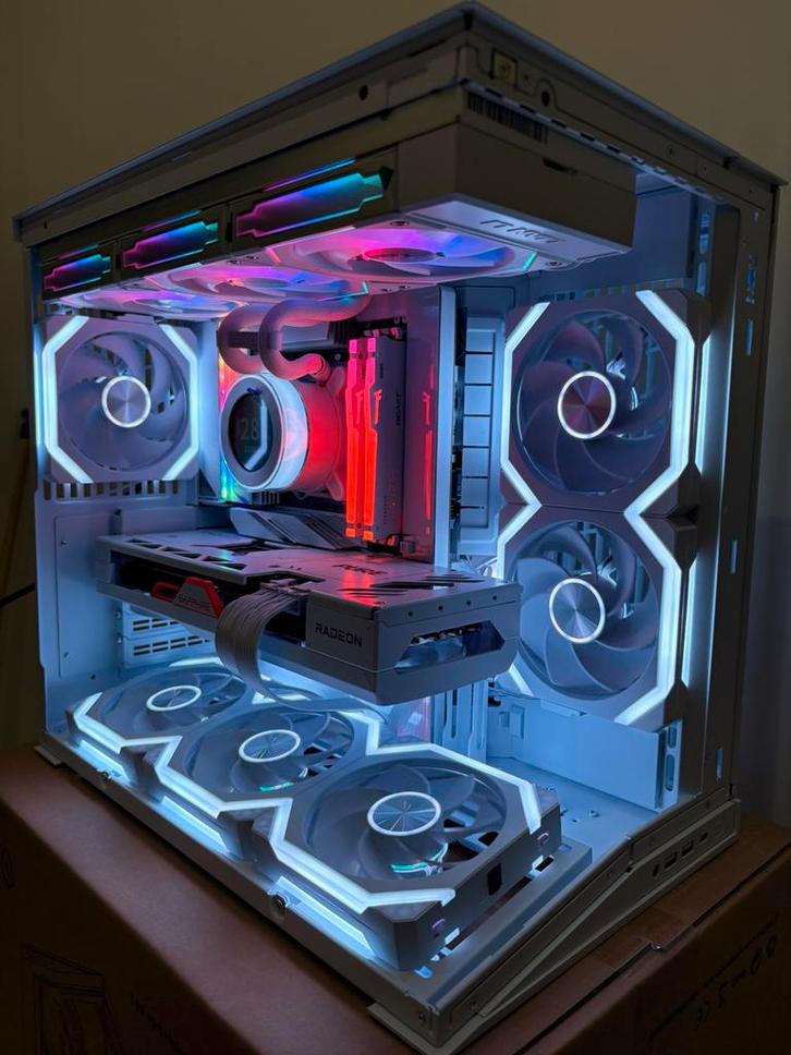 High-end witte gaming - workstation-pc, Informatique & Logiciels, Ordinateurs de bureau, Neuf, 4 Ghz ou plus, SSD, 64 GB ou plus