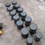 Lot Technogym Pu Dumbells  12 kilo tot 40 kilo, Ophalen, Zo goed als nieuw