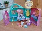 Littlest Pet Shop, LPS petshop huis met 2 popjes, Utilisé, Enlèvement ou Envoi