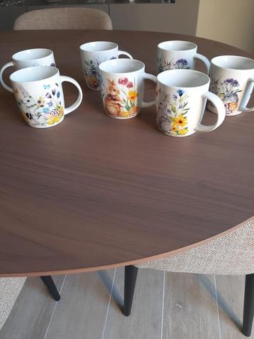 7 tasses siaki cool « bunnies », Enlèvement ou Envoi, Neuf, Tasse(s) et/ou soucoupe(s)