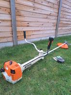 Stihl FS400 benzine bosmaaier met mes en draadspoel, Tuin en Terras, Bosmaaiers, Ophalen, Gebruikt, 10 tot 30 cm, Stihl