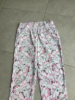 Lichte blauwe bloemenbroek m146/2,5€, Enlèvement, Porté